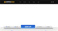 Desktop Screenshot of datinggold.com