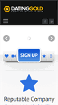 Mobile Screenshot of datinggold.com