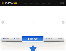 Tablet Screenshot of datinggold.com